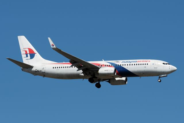 Boeing 737-800 (9M-MLM) - Boeing 737-8H6 cn 39323-3885. MAS 9M-MLM final rwy 21 YPPH 07 January 2023