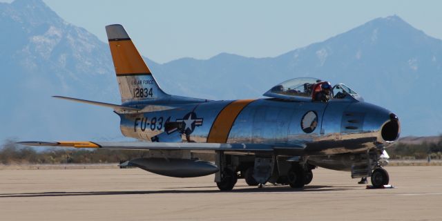 — — - The "Jolly Roger" getting ready to take off at the Heritage Flight Conference at Davis-Monthan AFB, AZ in Mar 2018.  