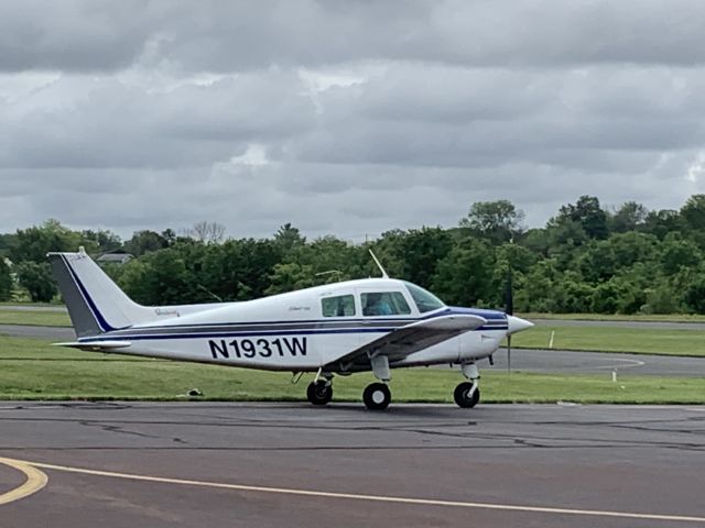 Beechcraft Sundowner (N1931W) - N1931W (BE23) departing Quakertown Airport (KUKT)br /Photo Date: June 12, 2021