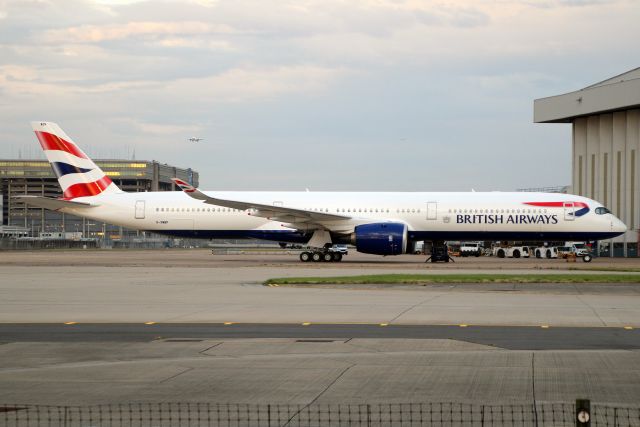 Airbus A350-1000 (G-XWBP) - Parked at the maintenance base on 24-Aug-23 two days prior to entering service.