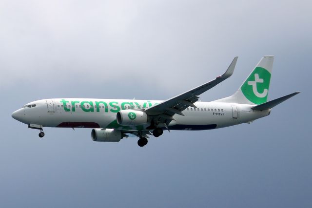 Boeing 737-800 (F-HTVI) - On short finals for rwy 05 on 3-Sep-22 operating flight TVF7690 from LFPO.