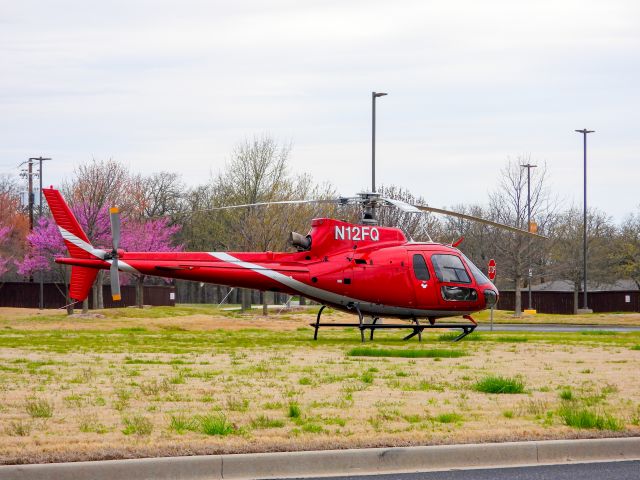 Eurocopter AS-350 AStar (N12FQ) - Parked at Downstream Casino Resort in Baxter Springs, KS, Joplin, MO, And Quapaw, OK. Yes located in 3 states.