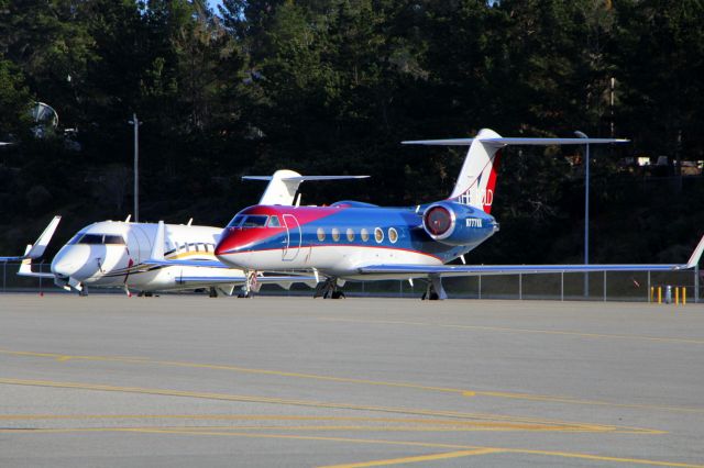 Gulfstream Aerospace Gulfstream IV (N777KK) - KMRY - Kohler Bizjet at Monterey jet Center 2015.