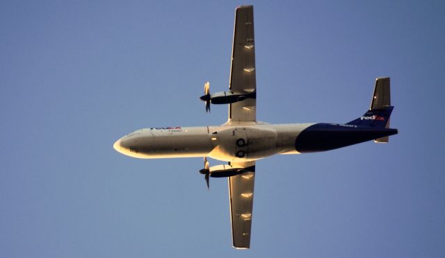 Aerospatiale ATR-42-300 (N804FX) - Fedex ATR-42-300 on short final to Myrtle beach International (MYR) on 1/22/2019.