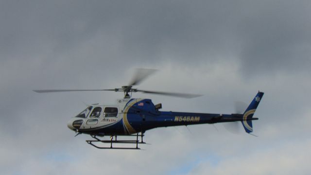 Eurocopter AS-350 AStar (N546AM) - Air Life Georgia doing a maintenance test flight at Air Methods at Allegheny County Airport in West Mifflin PA. 