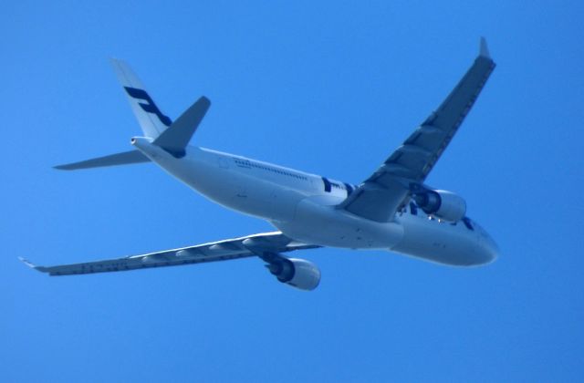 Airbus A330-300 (OH-LTT) - Shown here is a Finnair Airbus A330-300 a few minutes until landing in the Summer of 2018.