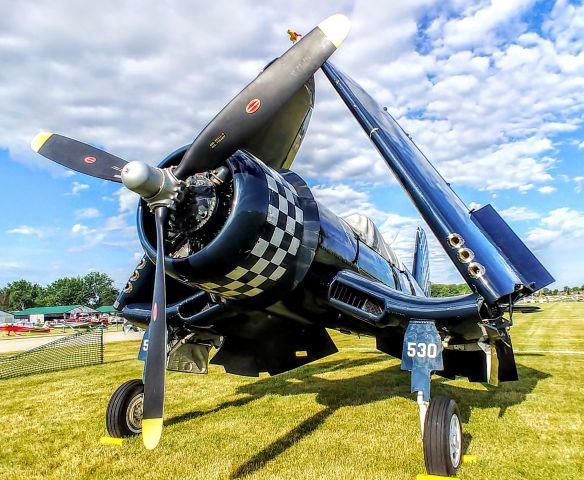 — — - At Warbirds ...Oshkosh 2019...beautiful Corsair!