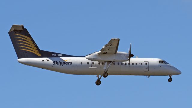 de Havilland Dash 8-300 (VH-XKI) - Bombardier Dash 8 Q300. Skippers Aviation VH-XKI final rwy 21 YPPH 170519