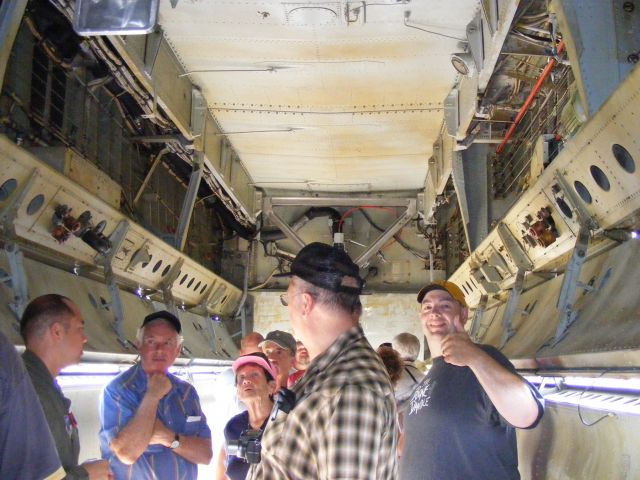 Boeing B-52 Stratofortress — - Inside the bomb bay of a B-52 at Wings Over Whiteman 2010