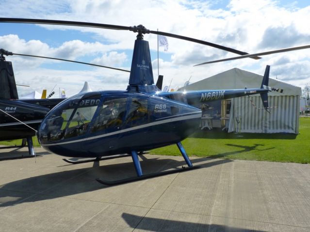 Robinson R-66 (N66UK) - Turbine Helicopter at AeroExpo 2011 Northampton Sywell.