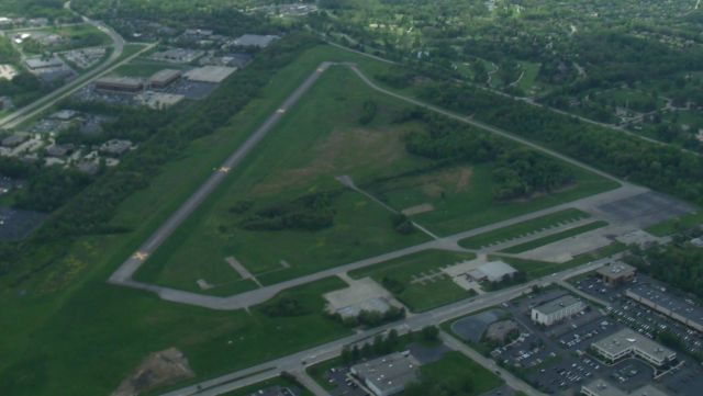 KISZ — - sad to see recently-closed Blue Ash Airport (outside Cincinnati). It was locked in a land squabble between City of Blue Ash and City of Cincinnati (politicians, sheesh). Is now merely a dog-walking park and pedestrian path.