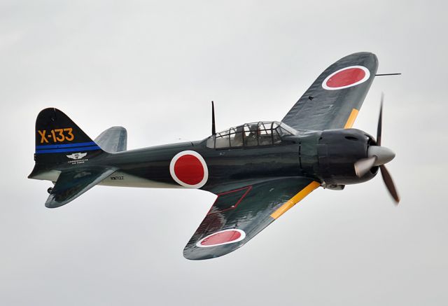 N712Z — - Mitsubishi A6M3 Zero at Nellis Aviation Nation 2011