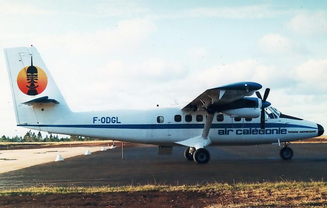 De Havilland Canada Twin Otter (F-ODGL) - This is the picture taken before about 30 years, but a photo date isnt recording a photo date then, and is unclear.br /TY De Havilland DHC-6 Twin Otter 300br /F-ODGL  703  ex G-MAIL