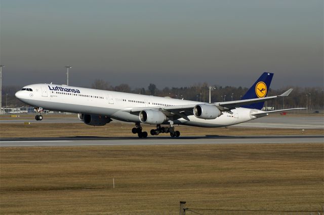 D-AIHC — - Airbus A340-642  Lufthansa  EDDM Munich Airport Germany  17.January 2011