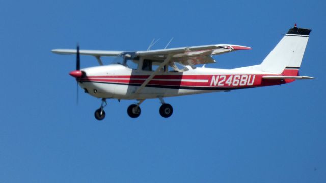 Cessna Skyhawk (N2468U) - On final is this 1963 Cessna Skyhawk 172D in the Summer of 2020.