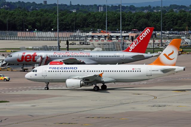 Airbus A320 (TC-FHC) - FHY830 departing on the return flight to Antalya and Ercan.