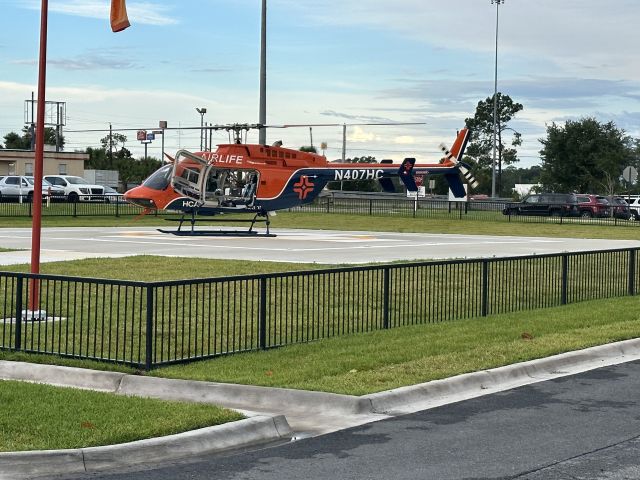 N407HC — - Lake City Hospital helipad