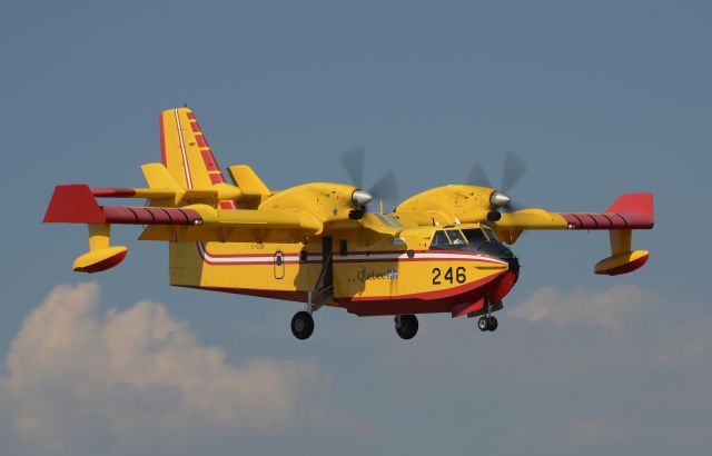 Canadair CL-415 SuperScooper — - Landing at Van Nuys