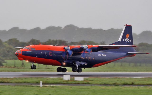 Antonov An-12 (UR-CNN) - cavok air an-12b ur-cnn dep shannon 31/8/18.