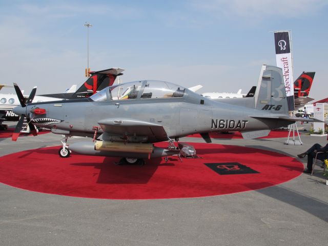 Raytheon Texan 2 (N610AT) - Dubai Air Show 2013.