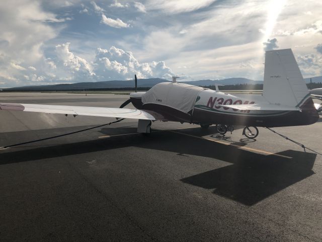 Mooney M-20 (N300M) - West Yellowstone Airport