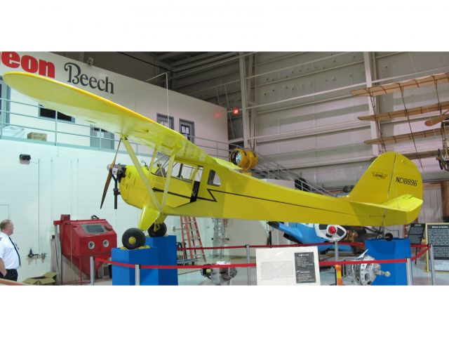 — — - At the Lexington Air museum.