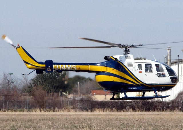 PADC BO-105 (N314MS) - At Metro Aviation.