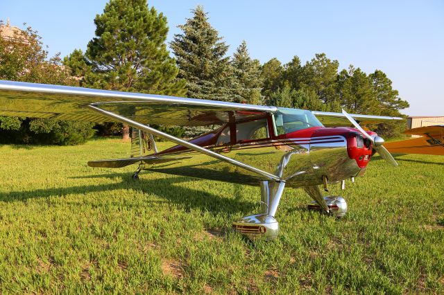 TEMCO Silvaire (N1902B) - Beautiful Stinson at Kelly Airpark Annual Pancake Fly In.