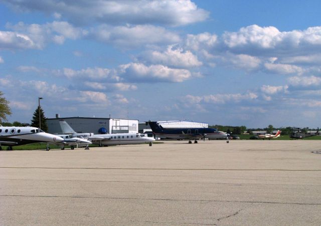 — — - Nothing like RFD for variety of aircraft. Jet Commander, twin Cessna...and even a Huey!
