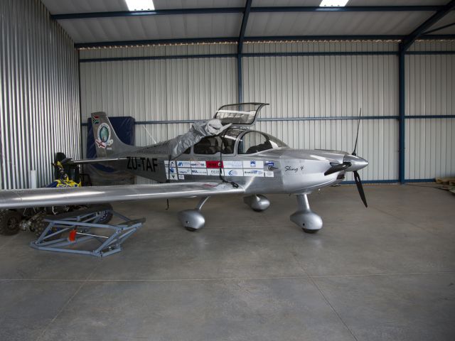 ZS-TAF — - This aircraft flew around the world. At the Tedderfield airport, South Africa.