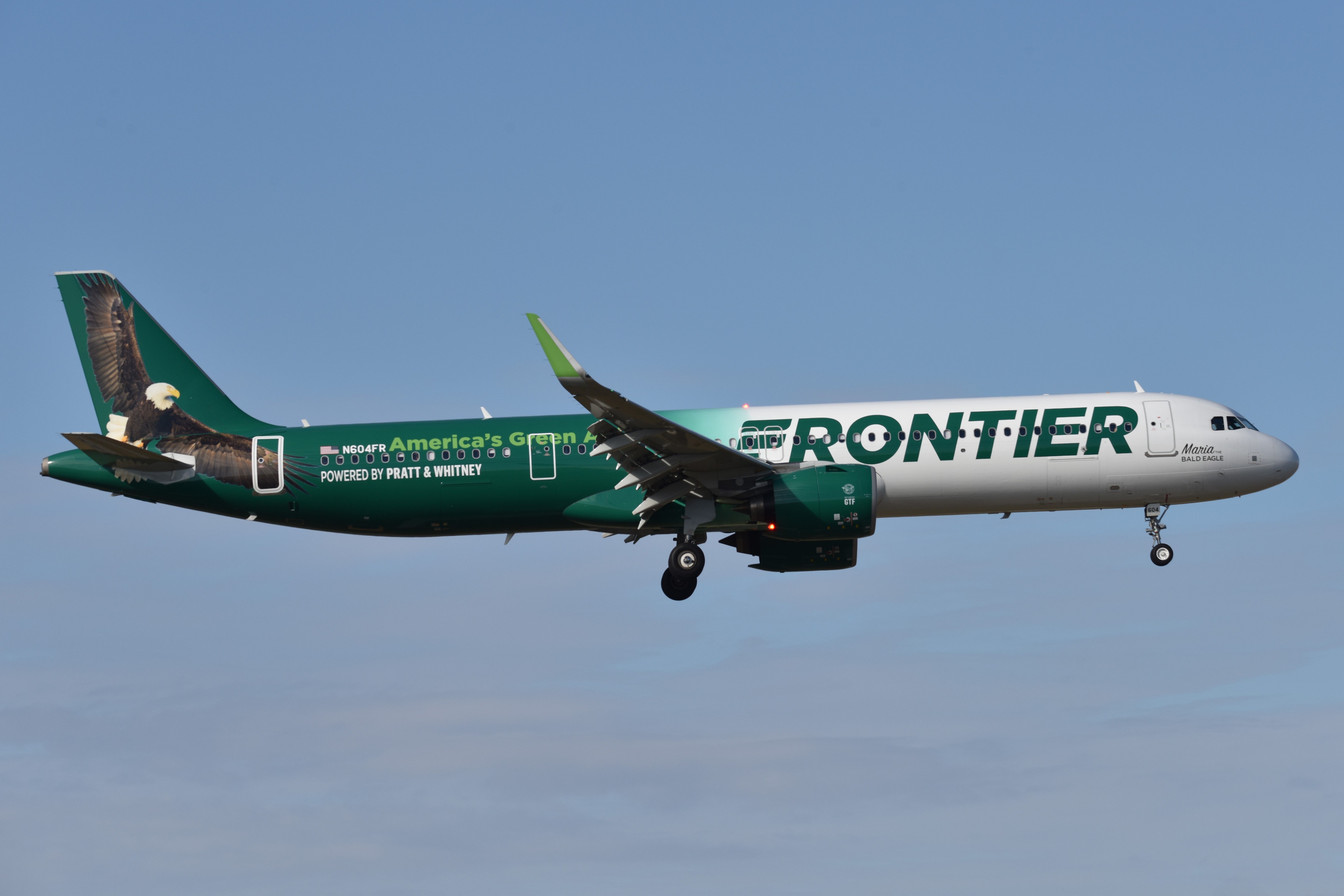 Airbus A321neo (N604FR) - 12-27-23 5-L