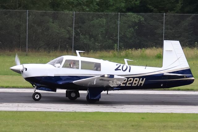 Mooney M-20 (N222BH) - Morning launch for AirVenture Cup Race, 21 July 2024