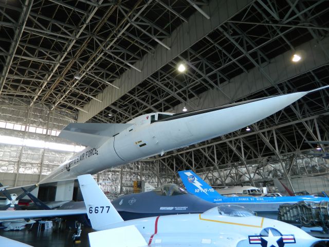 — — - The North American XB-70 at the National Museum of the United States Air Force in Dayton Ohio.