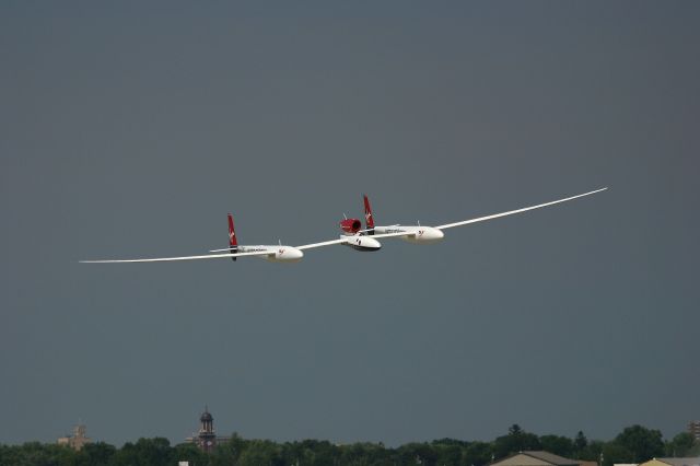 N277S — - Global Flyer starting a fly by at the EAA Fly In 7-28-2005