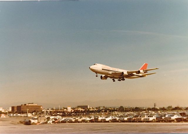 Boeing 747-200 — - Northwest B-747 landing at KLAX spring 1977