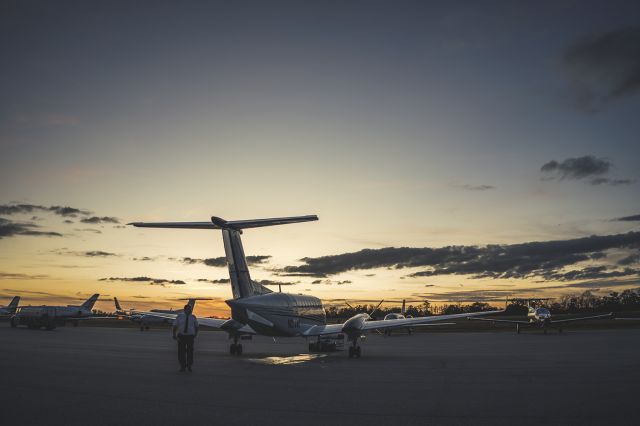 Beechcraft Super King Air 350 (N214WL) - Waiting on our Passengers after the Iron Bowl