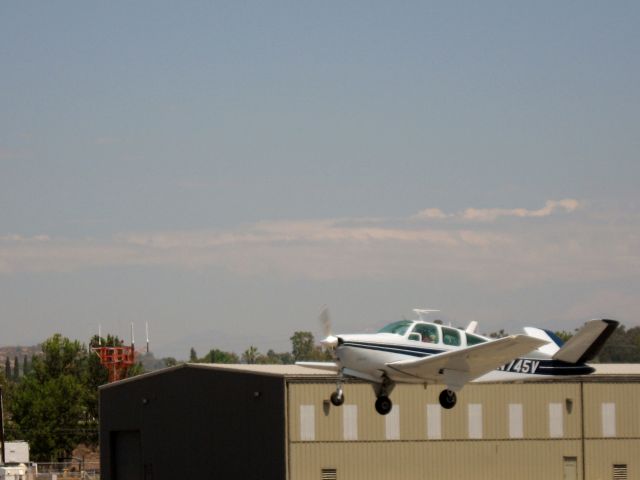 N745V — - 1965 Beechcraft S35br /Taking off from Fullerton