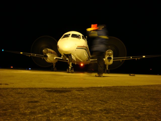 Saab 340 (C-GXPS) - Night shot on the ramp