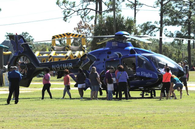 Eurocopter EC-635 (N911HR) - Eastern Florida State College. Melbourne, Florida. 10.22.2016 Health First Event.