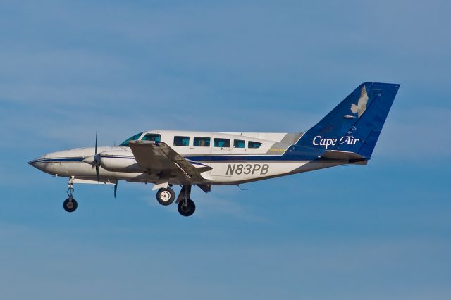 Cessna 402 (N83PB) - The 1st upload of N83PB on FlightAware.Com @ KBOS!