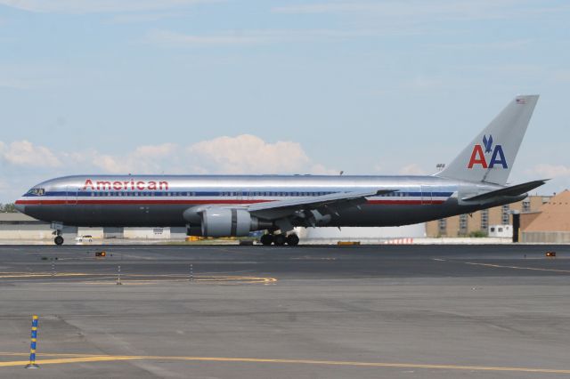 BOEING 767-300 (N372AA) - Touching down on R31R on 22-Jul-07.