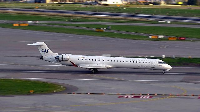 Canadair Regional Jet CRJ-900 (EC-JZS) - SAS Scandinavian Airlines 31 Mar 2019br /leased from Air Nostrum.