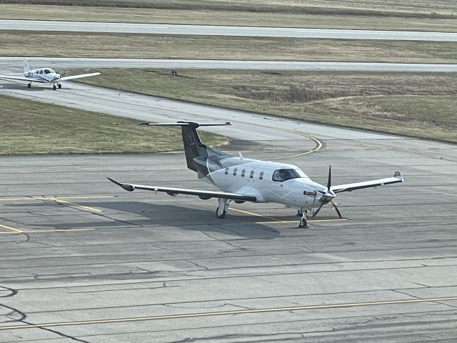 Pilatus PC-12 (N28KR) - 28KR on the ramp waiting to go to PWK 