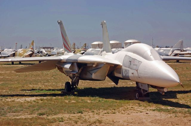 Grumman F-14 Tomcat (F14) - The Grumman F-14 Tomcat was retired from the active U.S. Navy fleet on 22 September 2006, having been replaced by the F/A-18E/F Super Hornet. As of 2008, it remains in service only with the Islamic Republic of Iran Air Force. The remaining intact US Navy F-14 aircraft have been stored at the 309th Aerospace Maintenance and Regeneration Group Boneyard, at Davis-Monthan Air Force Base, Arizona. As of July 2007, many of the remaining 165 aircraft were being shredded to prevent parts from being acquired by Iran, the only other nation to buy the F-14. By July 2007, 23 F-14s had been shredded at a cost of $900,000. Because of the strength of the landing gear, it is removed before shredding and cut up with a torch.