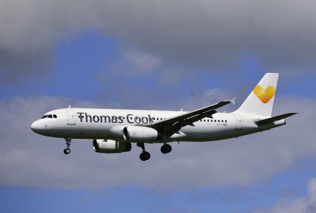 Airbus A320 (LY-VEN) - Thomas Cook - A320-233 (LY-VEN) (Photo May 2016). If I have read their website correctly this aircraft is actually owned by Avion Express & is on a regular wet lease operation to other airlines.  