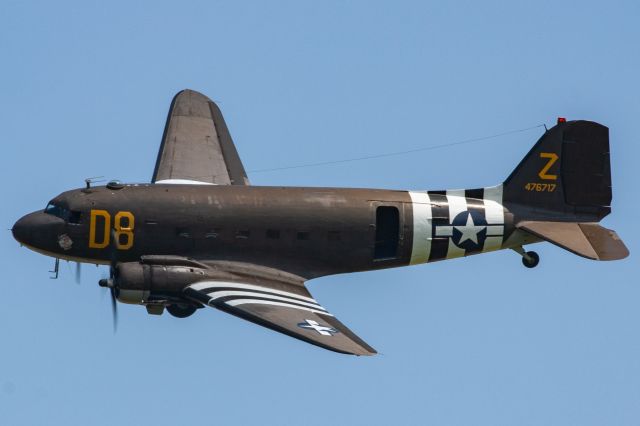 Douglas DC-3 (N155J) - American Airpower Museum's Douglas C-47 Skytrain "Second Chance" at the 2019 Greatest Show on Turf in Geneseo, NY