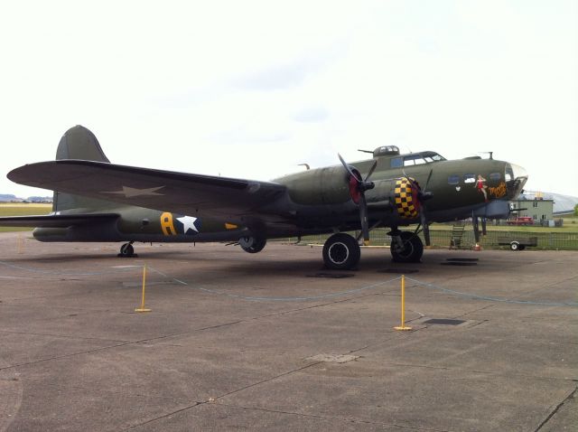 Boeing B-17 Flying Fortress — - B17 Flying Fortress the Memphis Belle at Duxford Imperial War Museum  