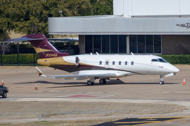 Bombardier Challenger 300 (N334AF) - Taken February 23, 2019.