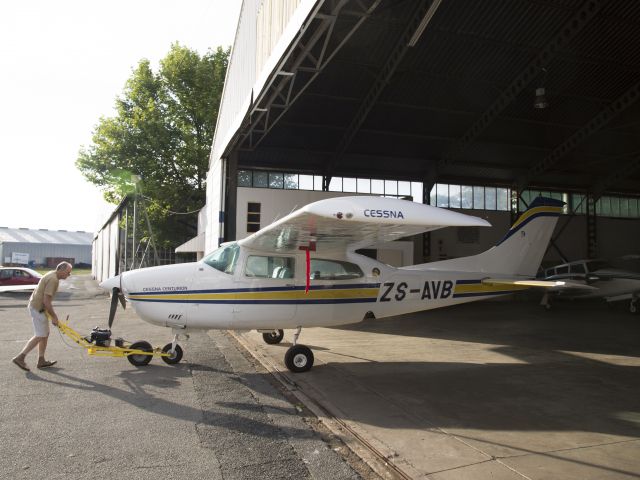 ZS-AVB — - At the Rand airport, South Africa.