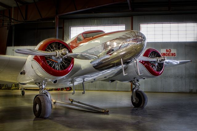 N33650 — - 1941 Lockheed 12A C/N 1294 at the CAF museum at KMAF